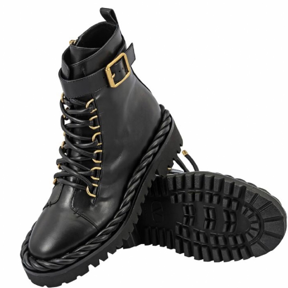 Valentino combat boots